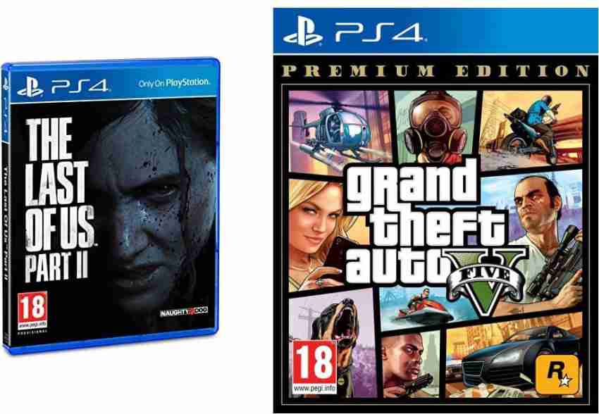 Sprout Visne Museum GRAND THEFT AUTO 5 (GTA 5) + THE LAST OF US 2 (COMBO PACK) Price in India -  Buy GRAND THEFT AUTO 5 (GTA 5) + THE LAST OF US 2 (COMBO PACK) online at  Flipkart.com