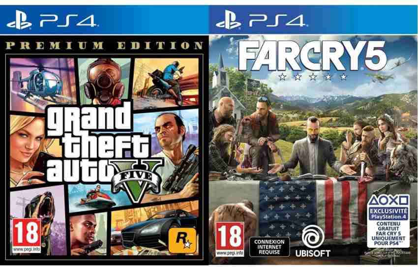 Grand Theft Auto V Premium Online Edition (Sony Playstation 4, 2018) for  sale online