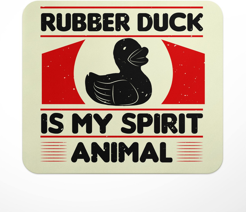 LASTWAVE Rubber duck is my spirit animal, Graphic Printed Mouse Pad for Computer Mousepad - LASTWAVE : LASTWAVE Rubber duck is my spirit animal, Graphic Printed Mouse Pad for Computer Mousepad - LASTWAVE :