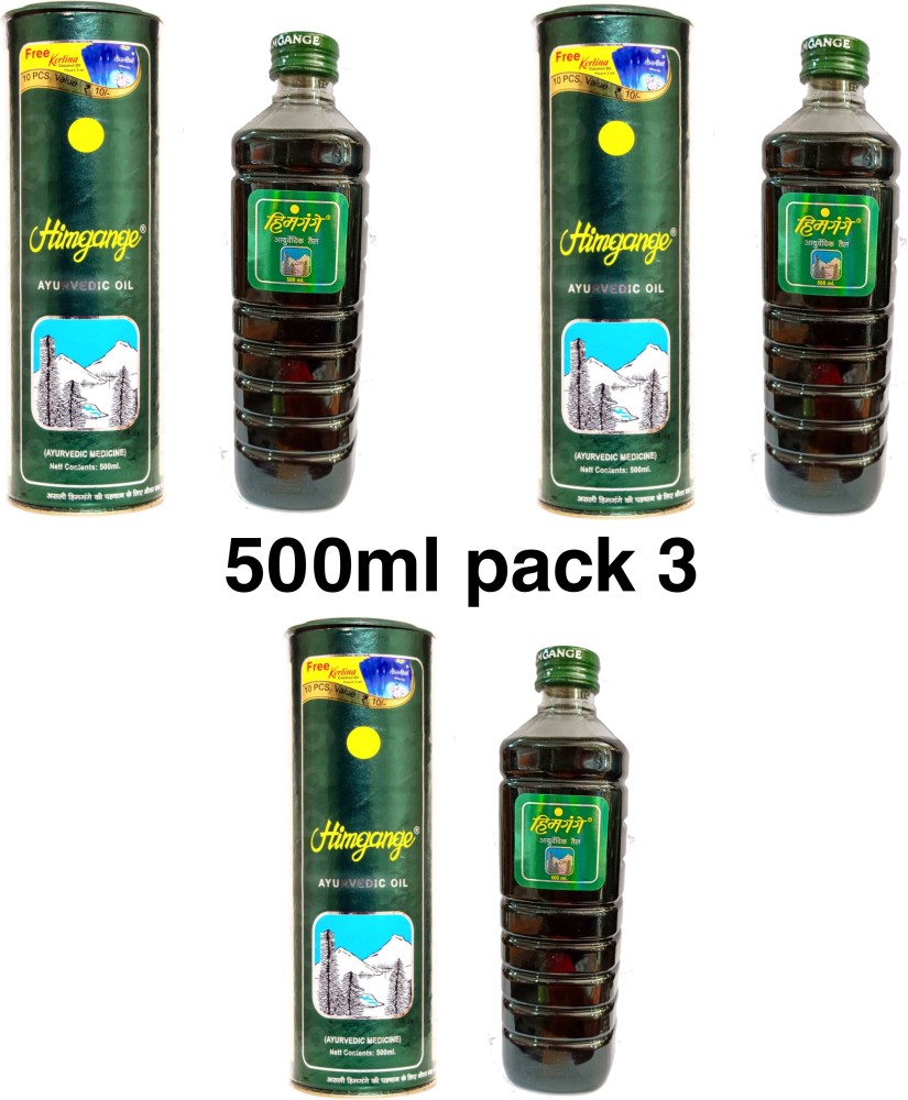 Himgange Ayurvedic Oil 500ml For Personal Packaging Type carton container