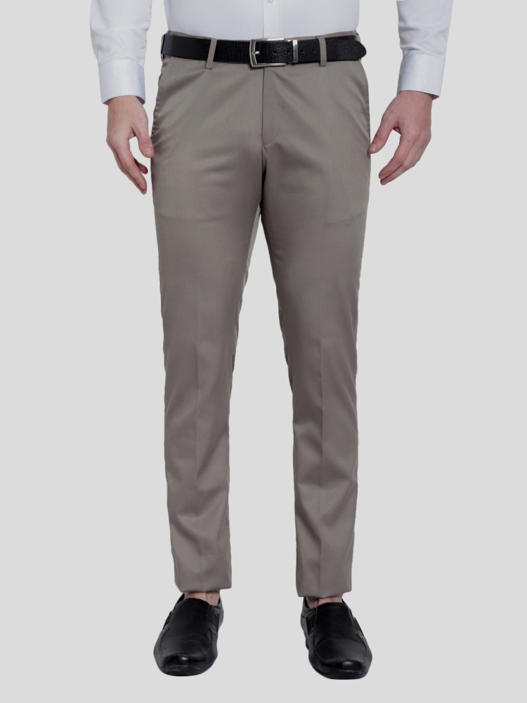 Buy United Colors of Benetton Grey Regular Fit Texture Trousers for Mens  Online  Tata CLiQ