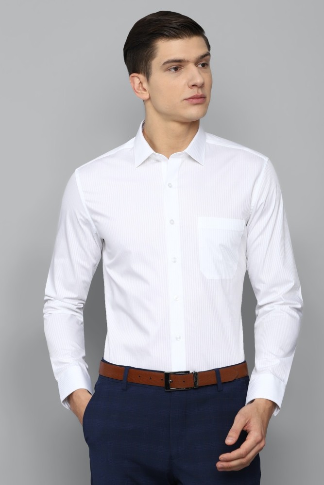 Louis Philippe Men's Striped Slim fit Formal Shirt