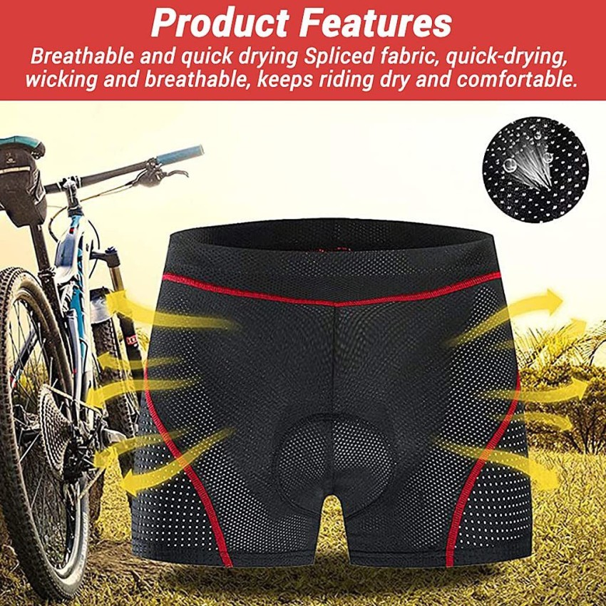 WOSAWE Mens Cycling Pants Gel Padded MTB Road Bike Bicycle Tight Shorts  Summer  eBay