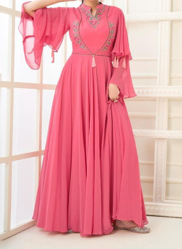 Buy online Gajari Color Semi Stitched Dress Materiel from Suits  Dress  material for Women by Hoor Tex for 1499 at 50 off  2023 Limeroadcom