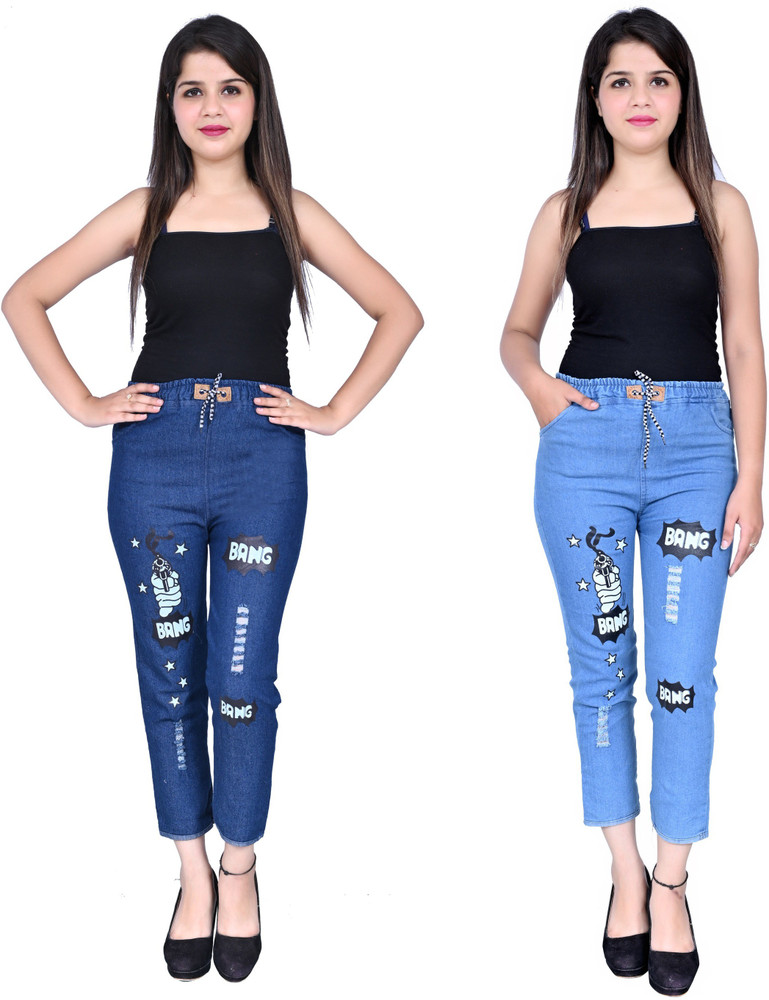 GLAMHOOD Slim Girls Blue Jeans - Buy GLAMHOOD Slim Girls Blue Jeans Online  at Best Prices in India | Flipkart.com