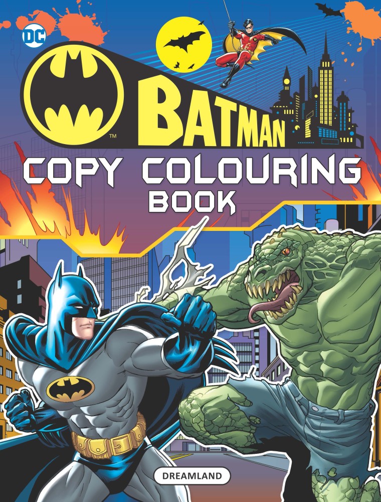 Dreamland Batman Copy Colouring Book: Buy Dreamland Batman Copy Colouring  Book by Dreamland Publications at Low Price in India 