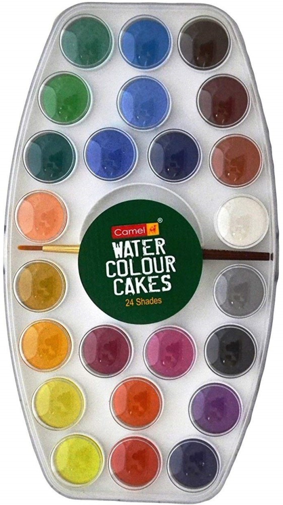 Detec™ Camel Water Color Cakes 12 shades Junior (pack of 10)