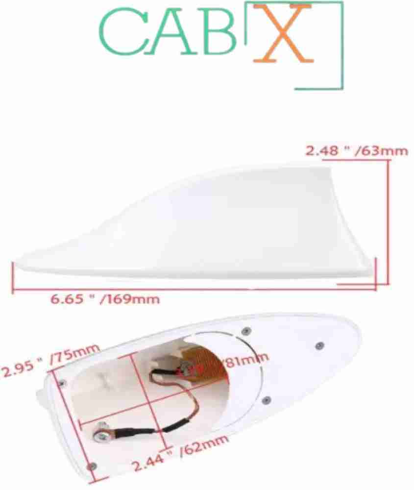 CABIX Car shark fin roof working antenna for Tata Punch & Antenna