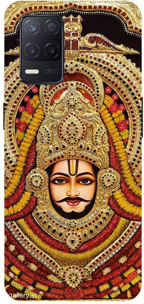 Wall Art Back Cover for Realme 8 5G Shyam Baba, Khatu Shyam - Wall Art :  