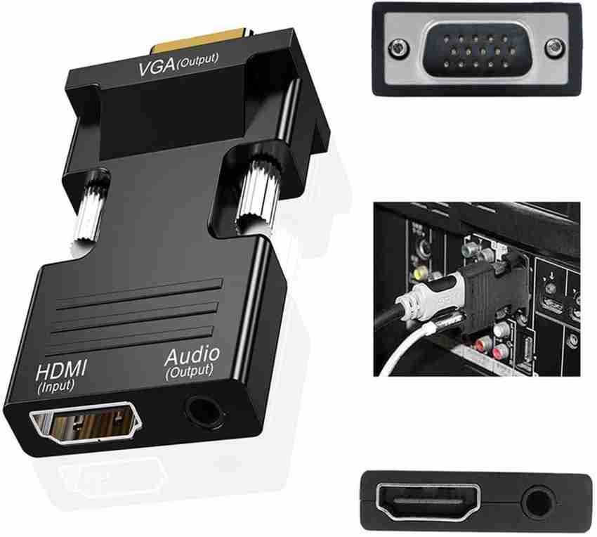 HDMI® Male to VGA Female Adapter Converter Dongle