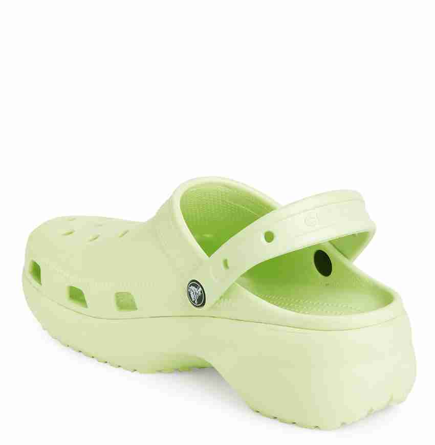 Girls Crocs Classic Pink Flip Flops Size J2 Pre-owned