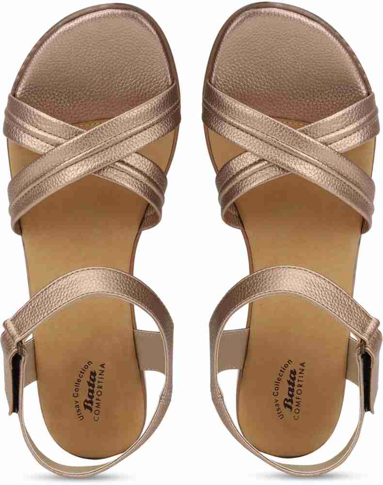 Bata gold store sandals