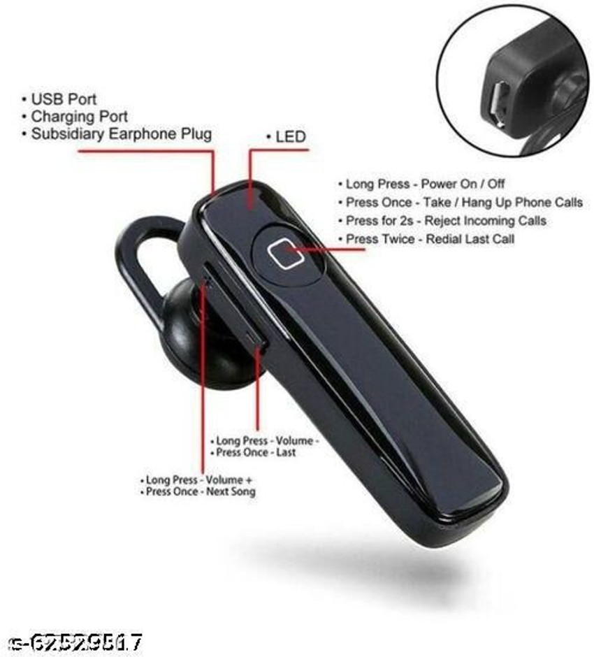 Wireless In Ear Bluetooth Single Earpiece Bluetooth Wireless Bluetooth Headset Price in India Buy Wireless In Ear Bluetooth Single Earpiece Bluetooth Wireless Bluetooth Headset online at Shopsy.in