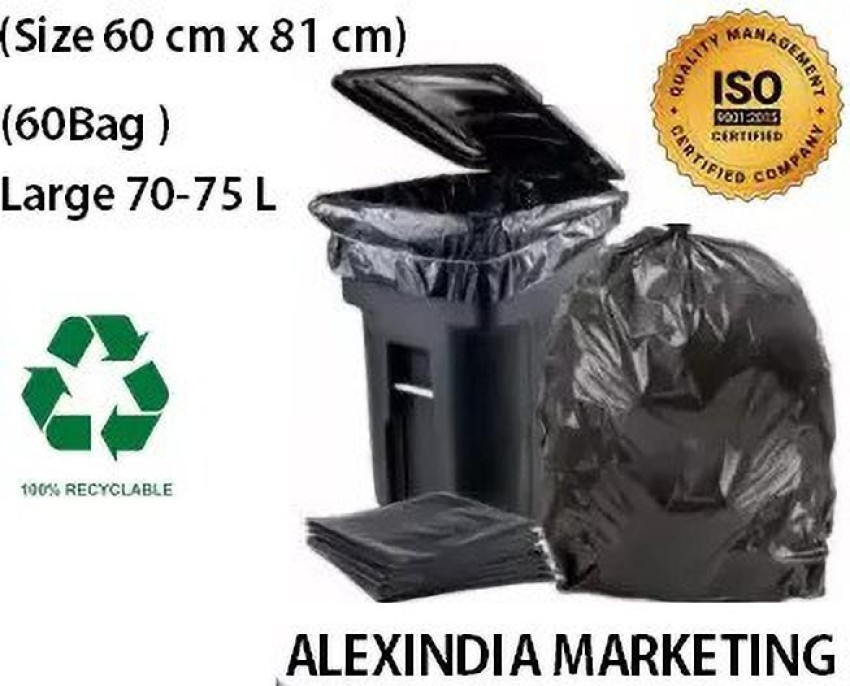 Shalimar Premium OXO  Biodegradable Garbage Bags Medium Size 48 cm x 56  cm 6 Rolls 180 Bags Black Colour Price in India Full Specifications   Offers  DTashioncom