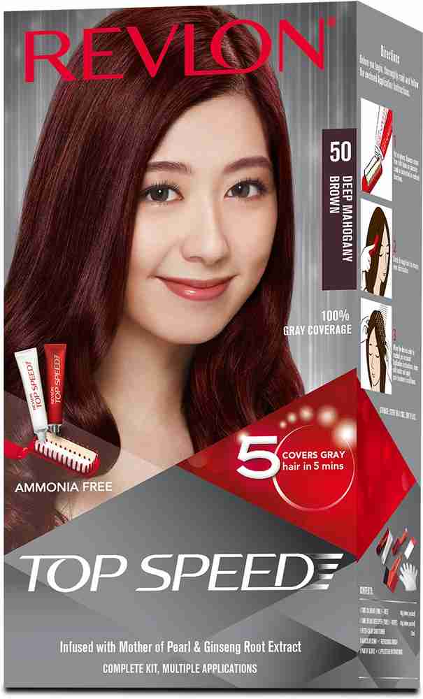 Revlon Top Speed Hair Color Woman , Deep Mahogany Brown 50 - Price in India, Buy Revlon Top Speed Hair Color Woman , Deep Mahogany Brown 50 Online In India, Reviews, Ratings & Features Revlon Top Speed Hair Color Woman , Deep Mahogany Brown 50 - Price in India, Buy Revlon Top Speed Hair Color Woman , Deep Mahogany Brown 50 Online In India, Reviews, Ratings & Features