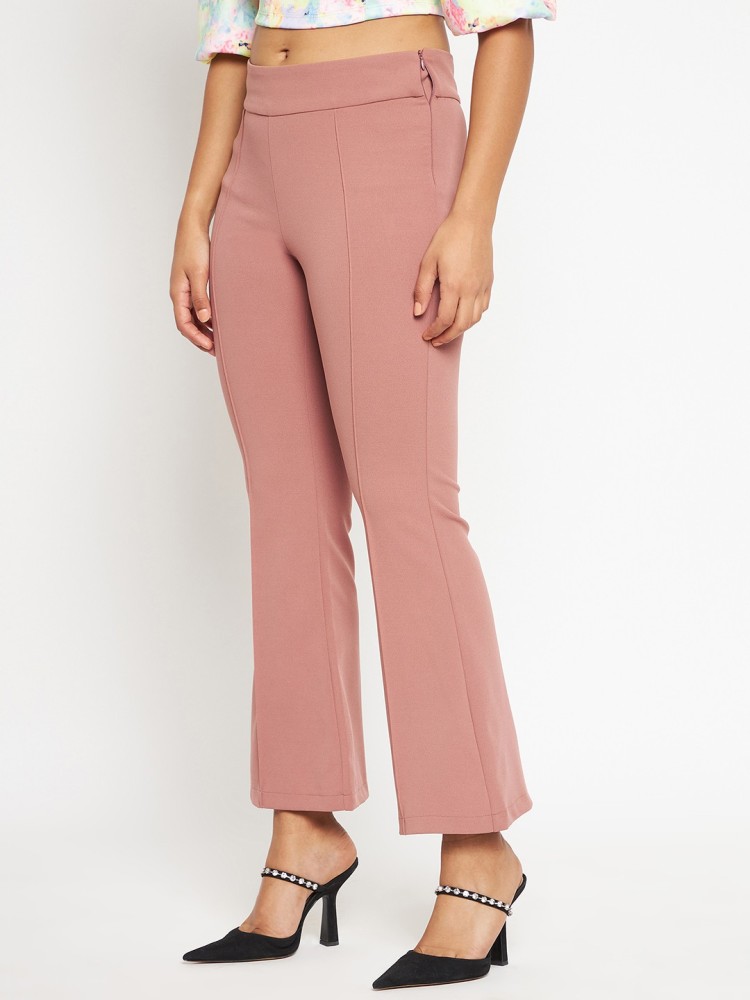 Madame Trousers and Pants  Buy Madame Green Solid Trouser Online  Nykaa  Fashion