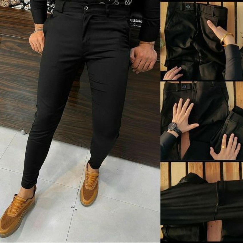 7 Colors Mens Classic Solid Color Summer Thin Casual Pants Business Fashion  Stretch Cotton Slim Brand