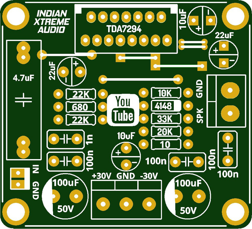 1000w Audio Amplifier Circuit Diagram