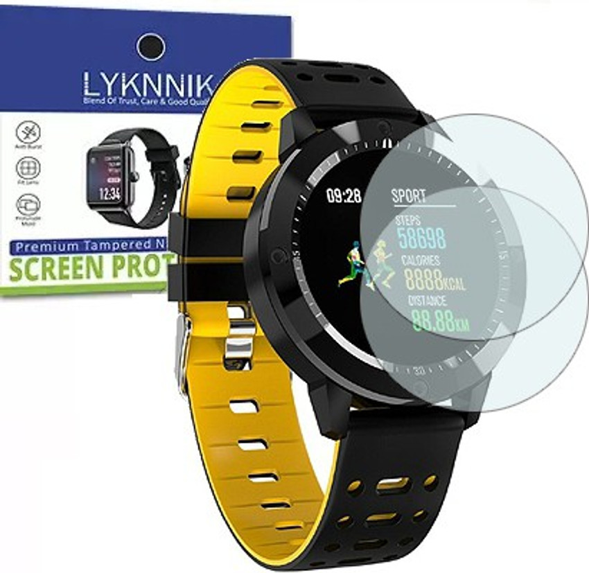 LYKNNIK Screen Guard for Time Owner CF58 Smartwatch Smartwatch