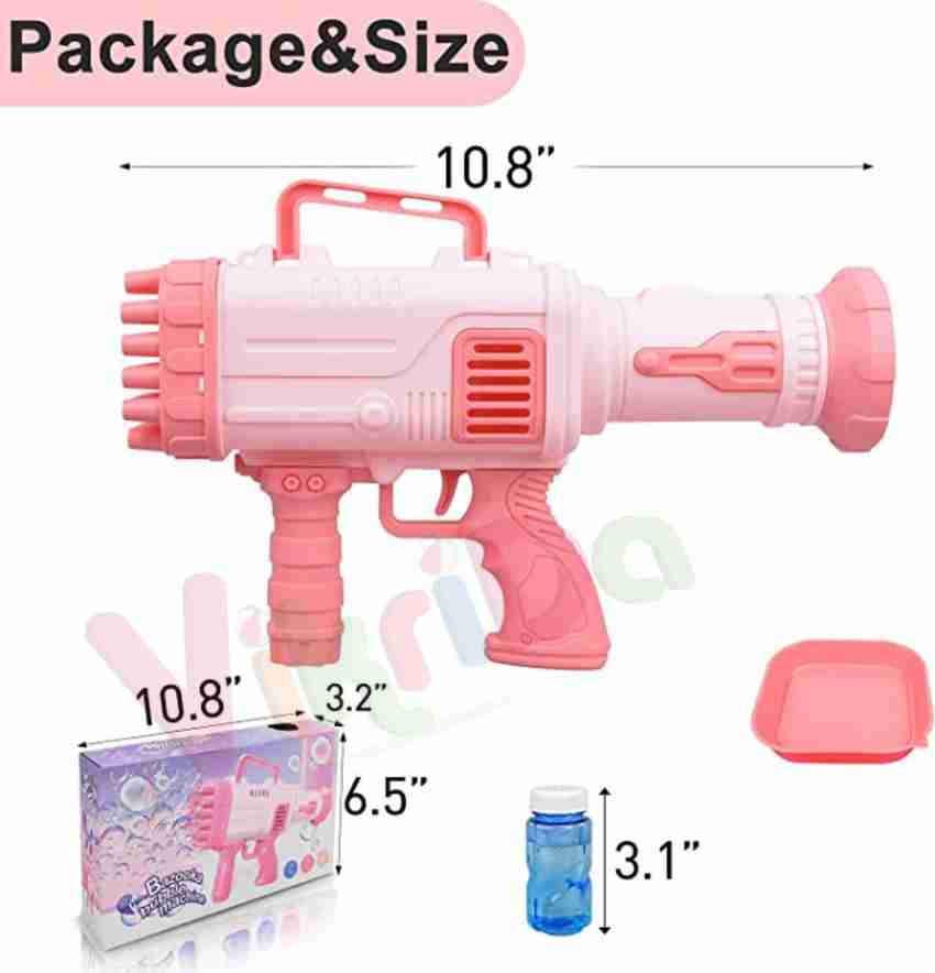 VikriDa 32 hole Bubble Gun Toy Bubble Maker Price in India - Buy VikriDa 32  hole Bubble Gun Toy Bubble Maker online at