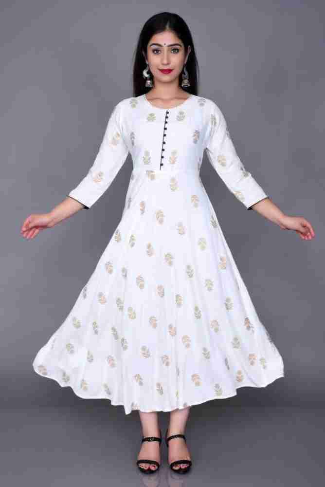 Flipkart 2025 white kurti