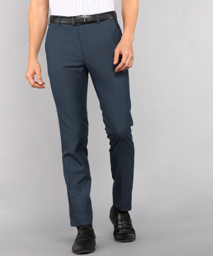 Buy Men Grey Regular Fit Solid Formal Trousers online  Looksgudin