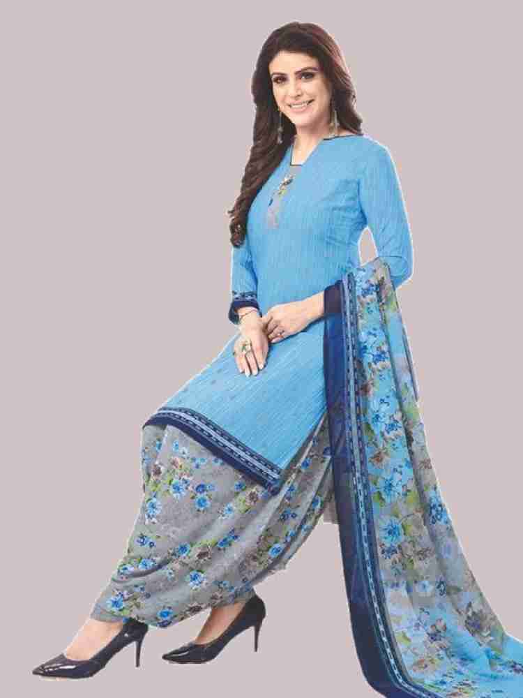 Divastri Crepe Printed Salwar Suit Material Price in India - Buy