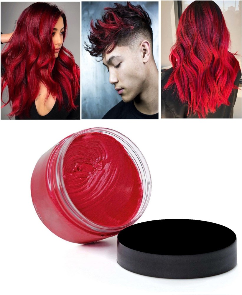 THTC Temporary Color Hair Wax for Perfect Hair Styling Safe Herbal  Occasions Hair Red , Red - Price in India, Buy THTC Temporary Color Hair Wax  for Perfect Hair Styling Safe Herbal