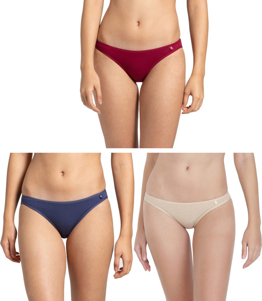 Buy Wearslim Essentials Women's Cotton Bikini Brief Underwear No