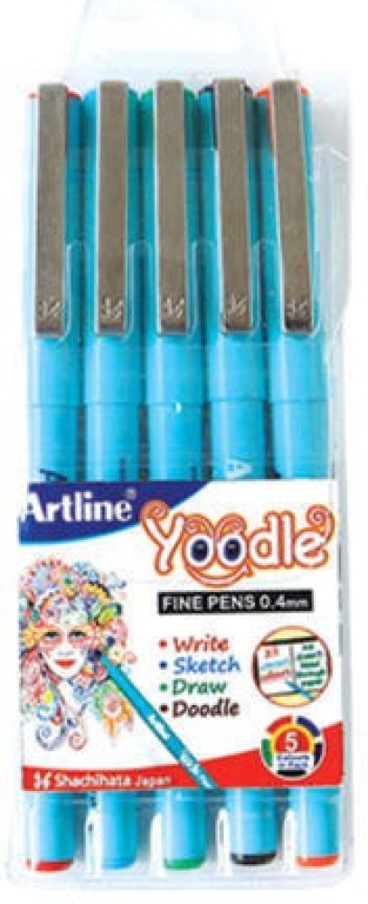 Artline Yoodle Art Pen 0.4 mm Nib for Doodling Sketching Drawing Fineliner  Pen - Buy Artline Yoodle Art Pen 0.4 mm Nib for Doodling Sketching Drawing  Fineliner Pen - Fineliner Pen Online