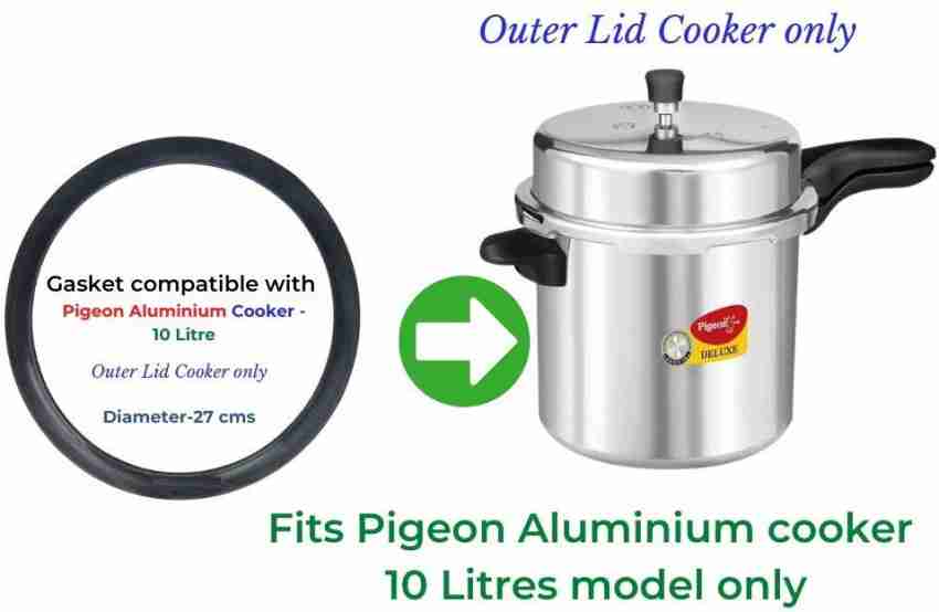 Pigeon aluminium pressure cooker 10 online litres