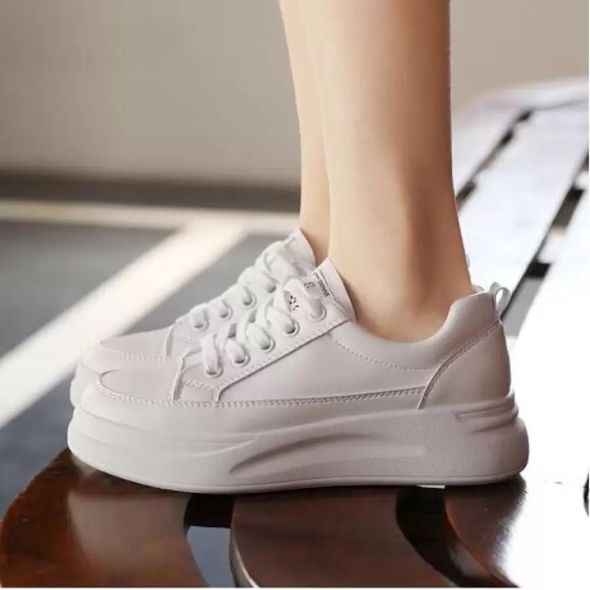 Layasa Casual Sneakers White Shoes For Girls And Sneakers For Women