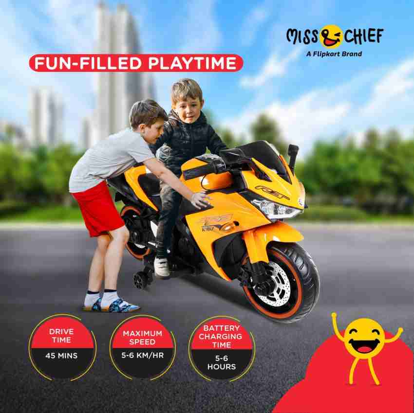 Miss Chief by Flipkart Kids Electric Bike Rideons Wagons