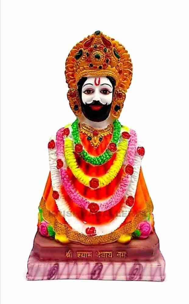 Marble Look Khatu Shyam Murti Statue shaym Baba for Pooja Home Decor 12 inch 36 cm Religious Idol & Figurine Price in India - Buy Marble Look Khatu Shyam Murti Statue shaym Marble Look Khatu Shyam Murti Statue shaym Baba for Pooja Home Decor 12 inch 36 cm Religious Idol & Figurine Price in India - Buy Marble Look Khatu Shyam Murti Statue shaym