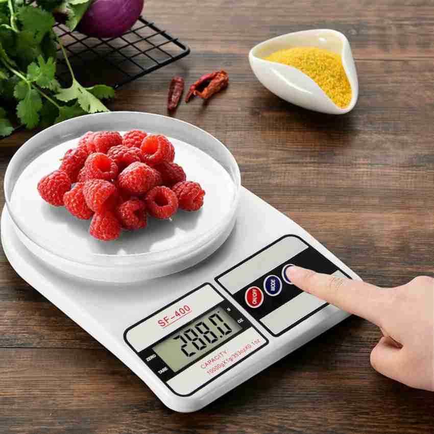 Model SF-400 Weight Machine Weighing Machine for Kitchen with LED Light,  Digital Electronic Weight Scale