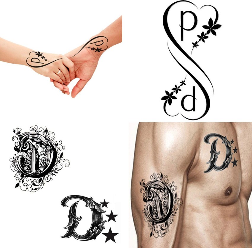 DP Initials Tattoo Design  Ohana Tattoo Design