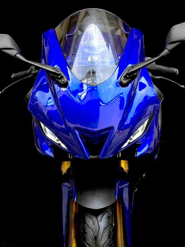 Saiga Parts Razor Wild Headlight Mask For Yamaha R15 V3 Gloss Black