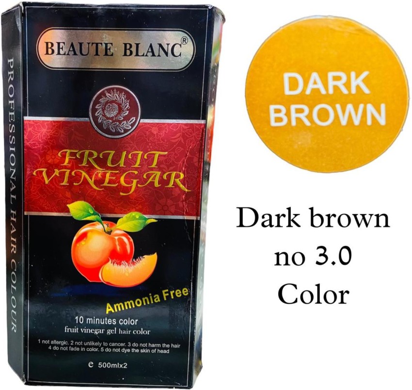 Buy SBM MART Fruit Vinegar Hair Gel Color Black Online at Low Prices in  India  Amazonin