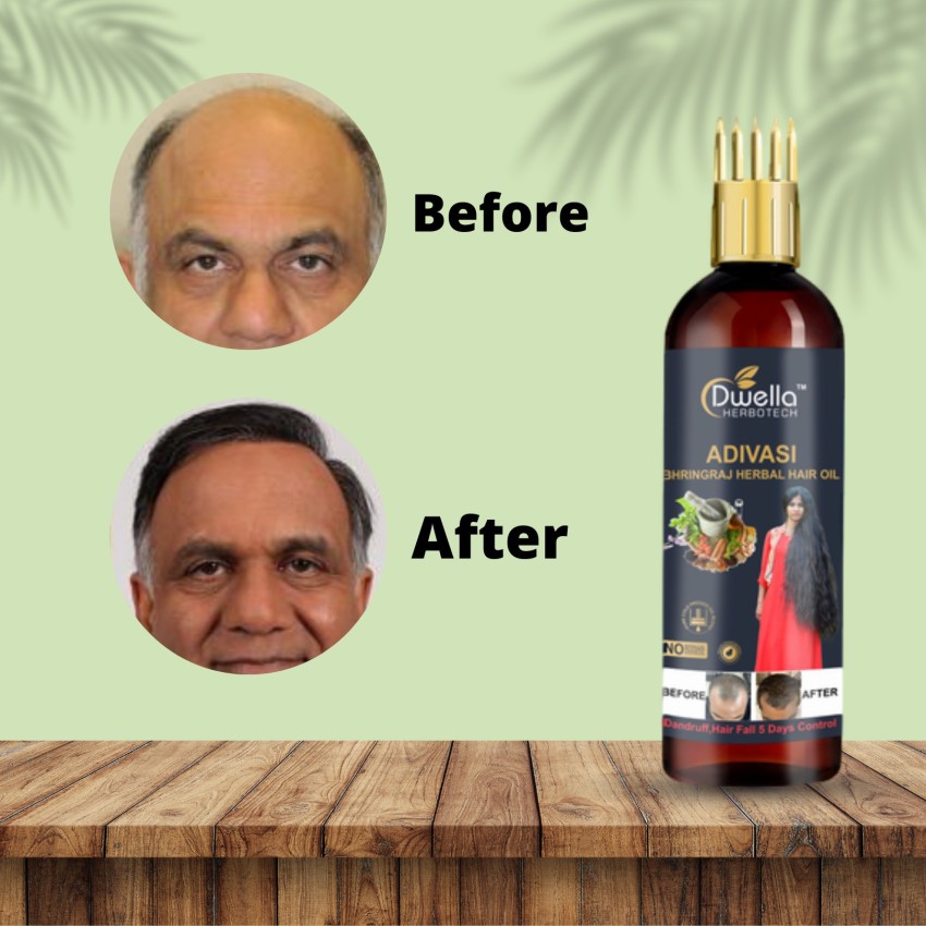 Adivasi Bhringraj Herbal Hair Oil Packaging Type Plastic Bottle