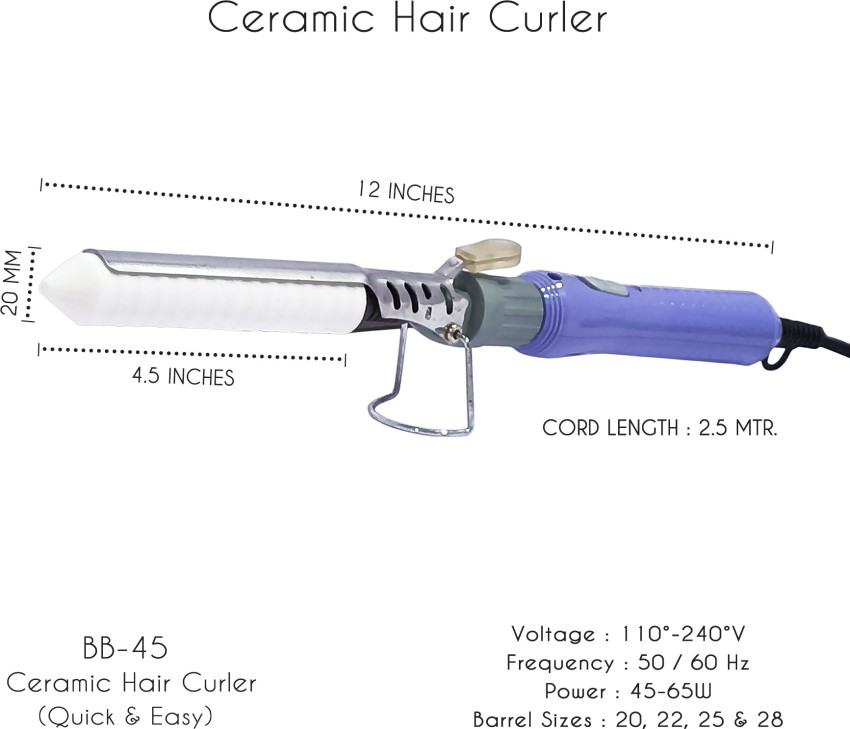 Beauty n Beyond BB45Iron Hair Curler  Price in India Buy Beauty n  Beyond BB45Iron Hair Curler Online In India Reviews Ratings  Features   Flipkartcom
