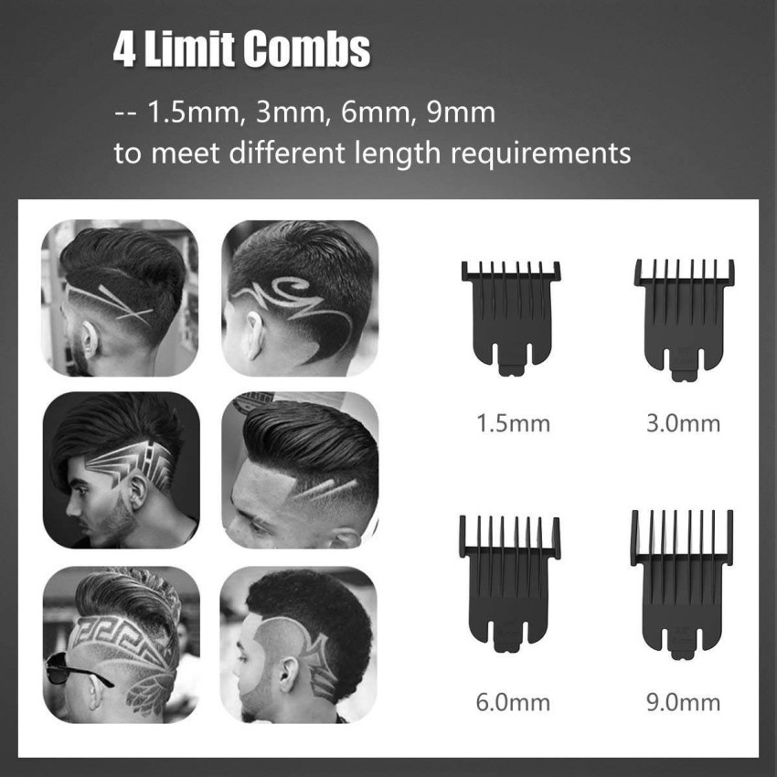 ROSTER Hair Clippers with powerful motor and 4 Guide combs Trimmer 120 min  Runtime 4 Length Settings Price in India  Buy ROSTER Hair Clippers with  powerful motor and 4 Guide combs