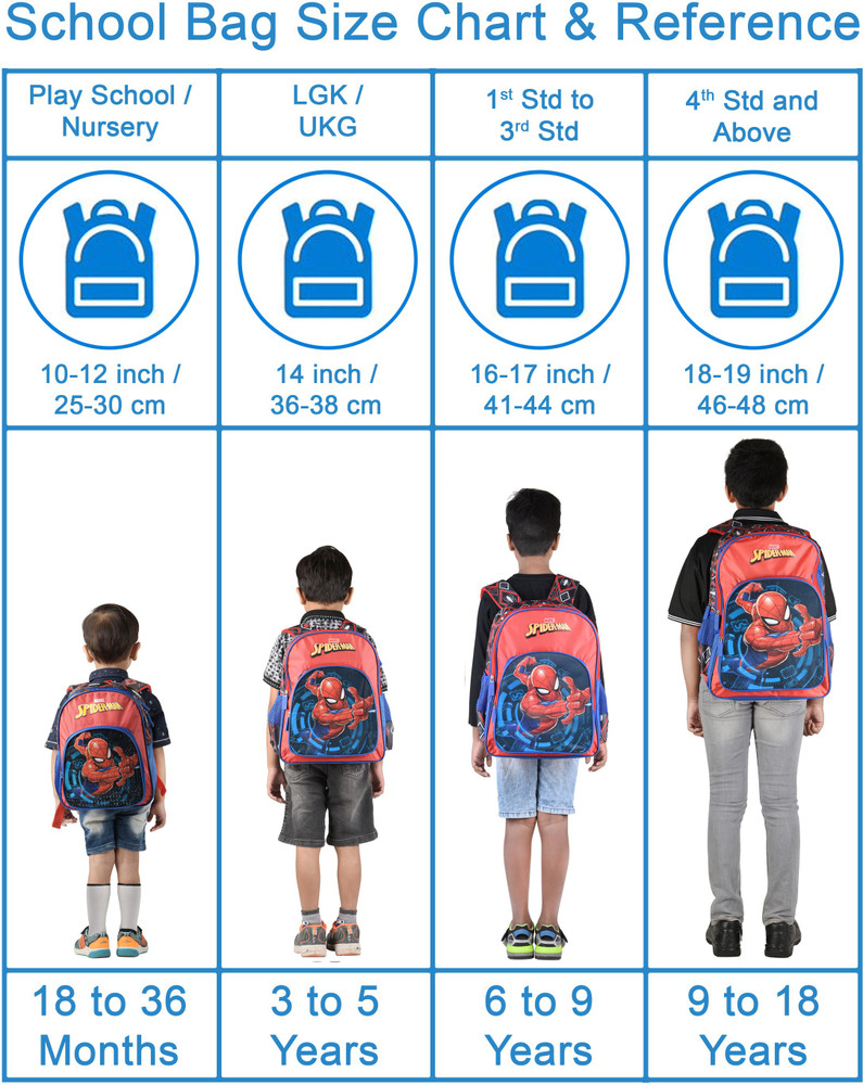 Discover more than 71 college bag size chart