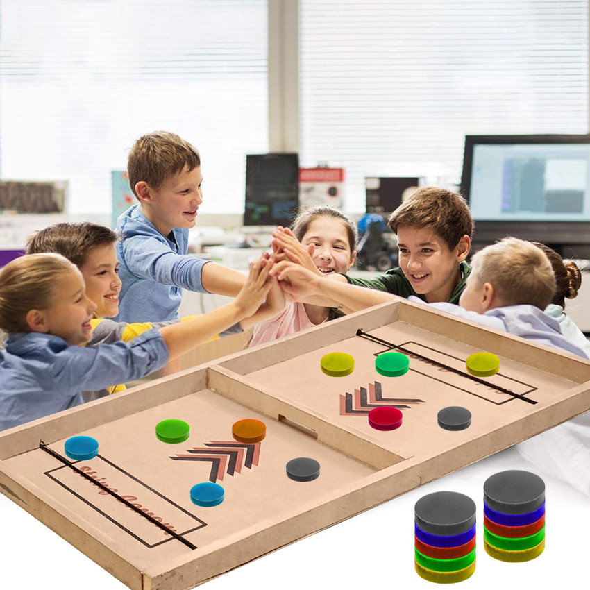 1set Wooden Two-player Memory Match Flip Board Game For Fun And Brain  Training