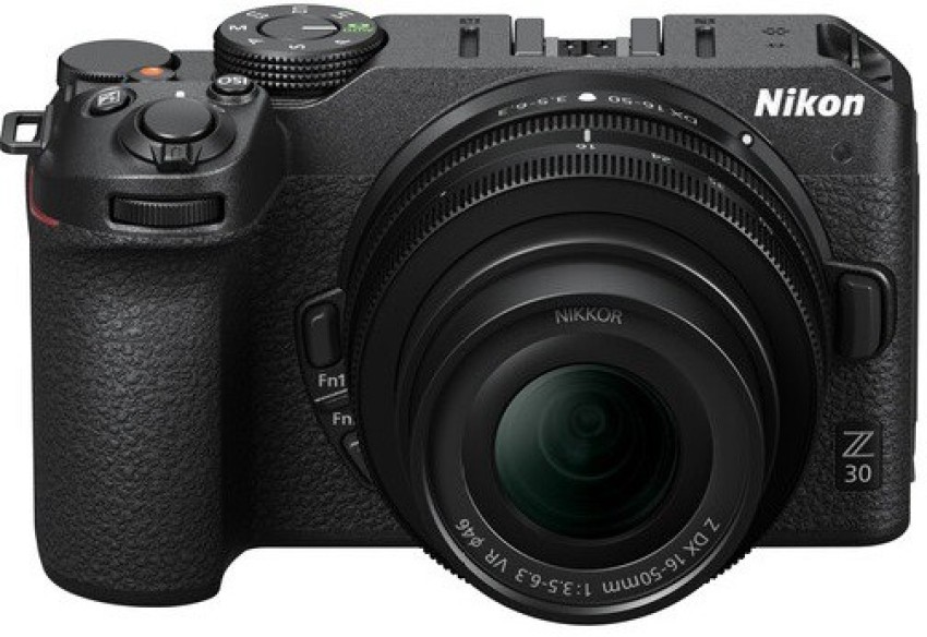 NIKON Z30 Mirrorless Camera Z DX 16 - 50 mm f/3.5 - 6.3 VR Lens