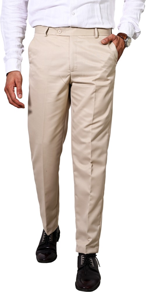 Buy Cream Pants For Men Online in India  French Crown