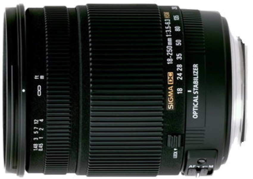 SIGMA 18 - 250 mm F3.5-6.3 DC Macro OS HSM for Canon Digital SLR