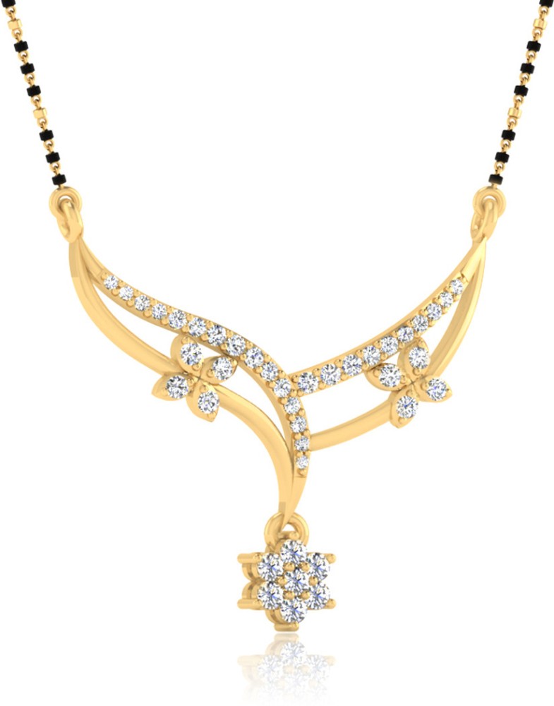 14KT Yellow Gold Diamonds-Are-Forever Mangalsutra Bracelet