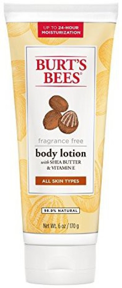 Burt's Bees Shea Butter and Vitamin E Body Lotion - Fragrance Free - Price in India, Burt's Bees Shea Butter and E Body Lotion - Fragrance Free Online In India,