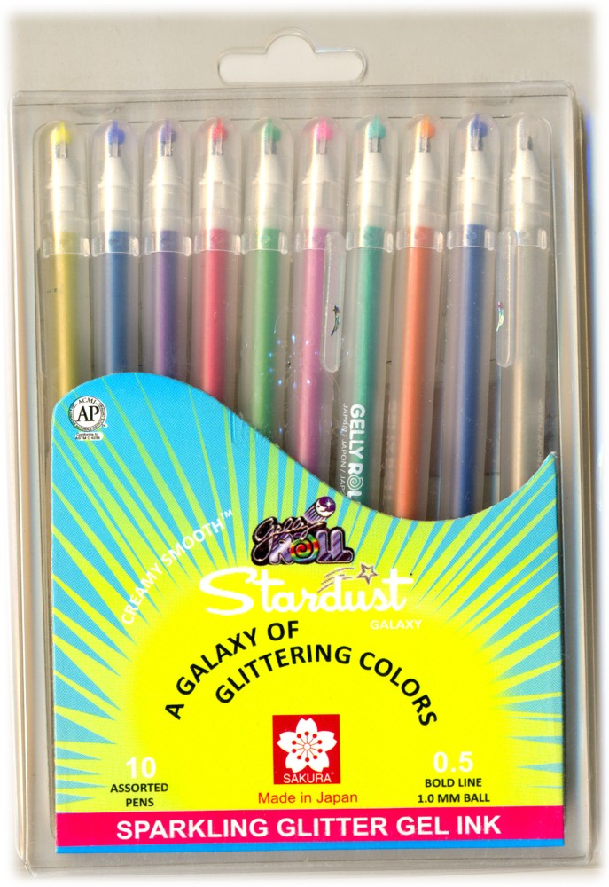 Sakura Gelly Roll Pen 24 Colour Set - Stardust, Metallic