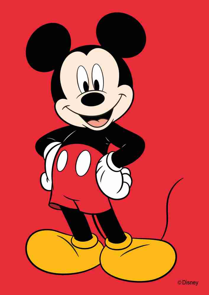 ORKA Disney-Mickey Mouse Digital Printed with Paper Print - Animation & Cartoons, Comics, Movies posters India - Buy art, film, design, music, nature and educational at Flipkart.com